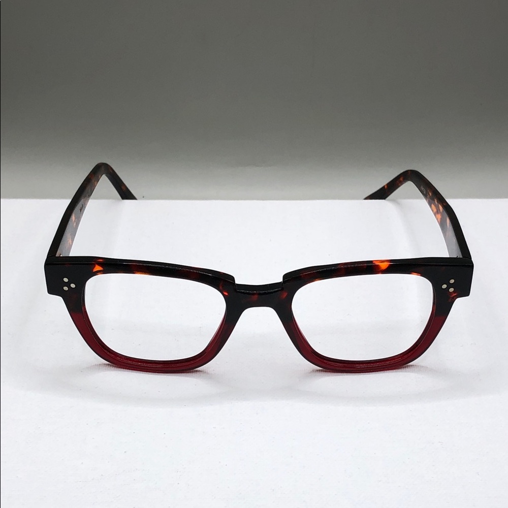 See Eyewear 5578 Designer Glasses Frames ONLY Italy Unisex Blood Orange Tortoise